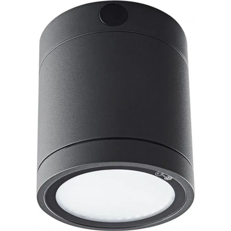 Heitronic Nr. 500058-HE LED Deckenleuchte Negro dimmbar anthrazit 3000K IP65