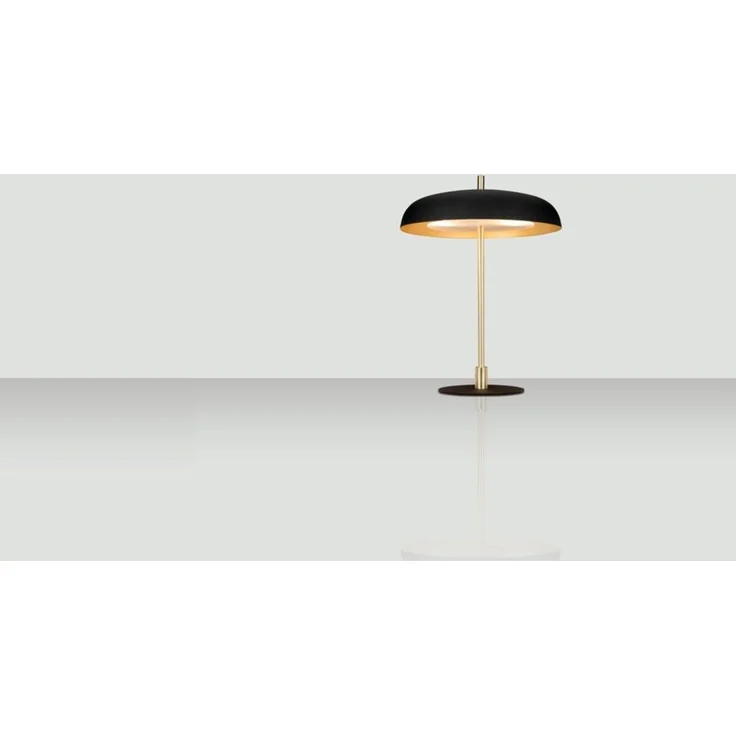 Novel Tischleuchte, Metall schwarz, 38x50 cm, mit Schalter – Bild 3