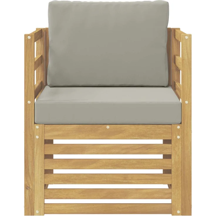 vidaXL Outdoor-Sofagarnitur Polyester Weiß 3439078 – Bild 3