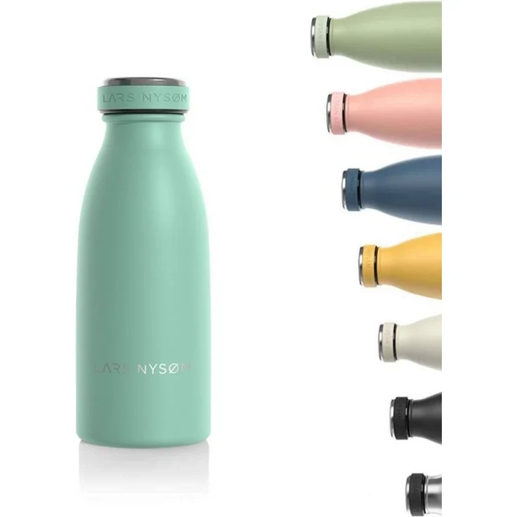 LARS NYSØM Thermoflasche Ren, Isolierflasche mit Vakuum Isolierung: 12h heiß / 24h kühl – Bild 4