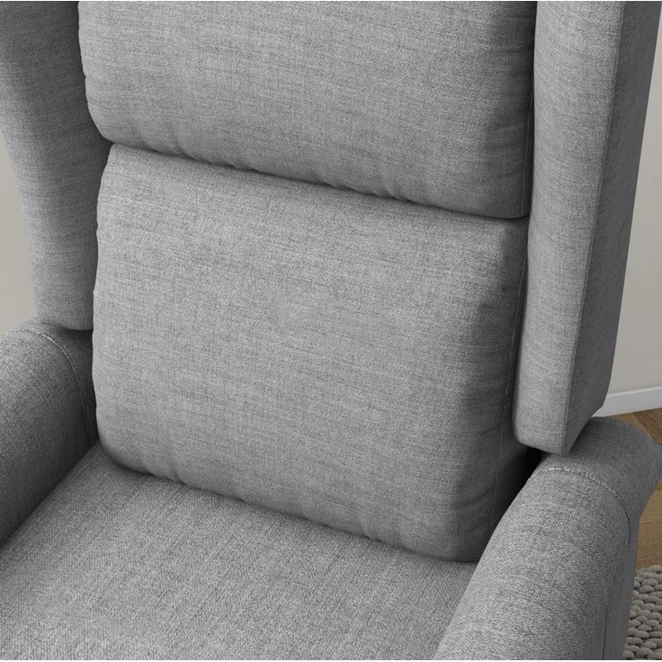 Relaxsessel mit elektrischer Aufstehhilfe & Liegefunktion, 74x94x111 cm, Grau – Bild 7