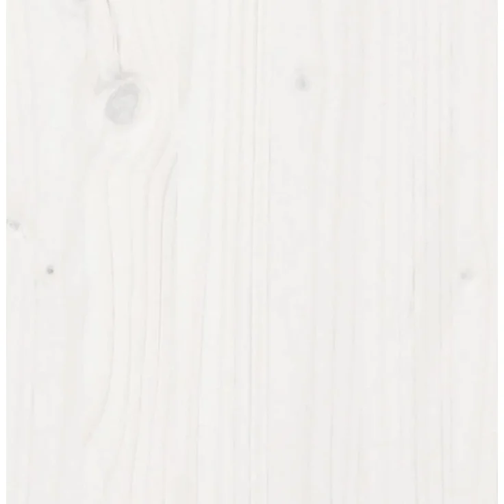 vidaXL Kopfteil mit Ablagen Weiß 200 cm Massivholz Kiefer (Art-Nr 850939) – Bild 8