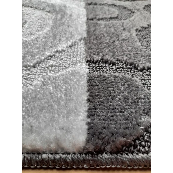 oKu-Tex Badematte Badgarnitur 2-teilig mit Ausschnitt, weich & rutschfest, fußbodenheizungsgeeignet, strapazierfähig, Polypropylen, WC-Vorleger Set mit Ausschnitt, weicher Flor, waschbar, flauschig – Bild 2