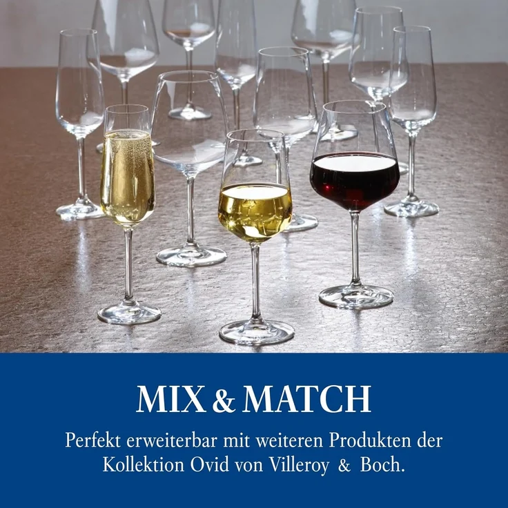 Villeroy & Boch Ovid Weißweinglas 380 ml 4er Set – Bild 6