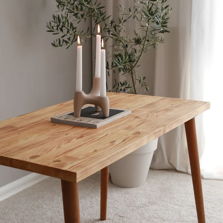 Skye Decor 'Cozy Natural' Schreibtisch, Eiche, 110 x 73 x 60 cm – Bild 3