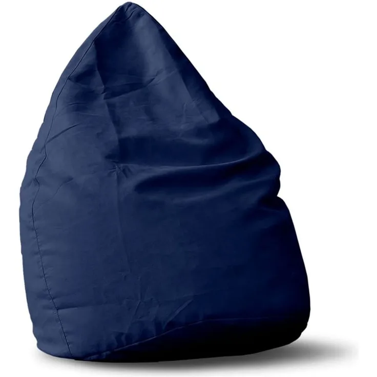 Lumaland 'Luxury XL Plus' Sitzsack, Dunkelblau, Polyester, 120 l
