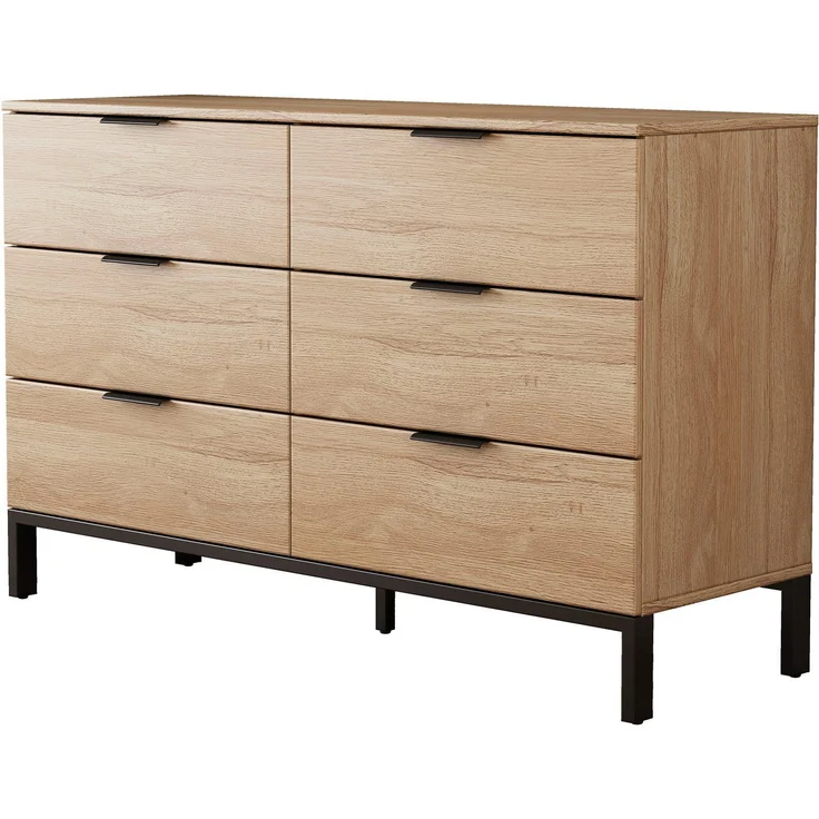 OTTO home Kommode Jorinde, Melaminoberfläche, flexibler Stauraum und robustes Metallgestell – Bild 3