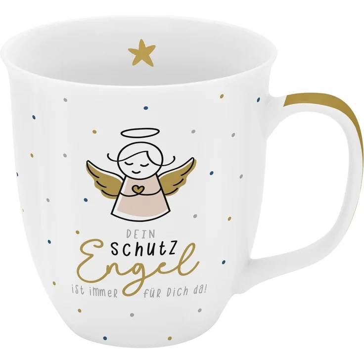 Tasse Tee- Kaffeetasse Kaffeebecher 40cl Geschenk Sheepworld Grande ENGEL 74412