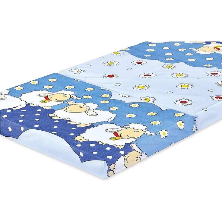 Bambini klappbare Reisebettmatratze Reisematratze 120x60 cm Schaf – Bild 5