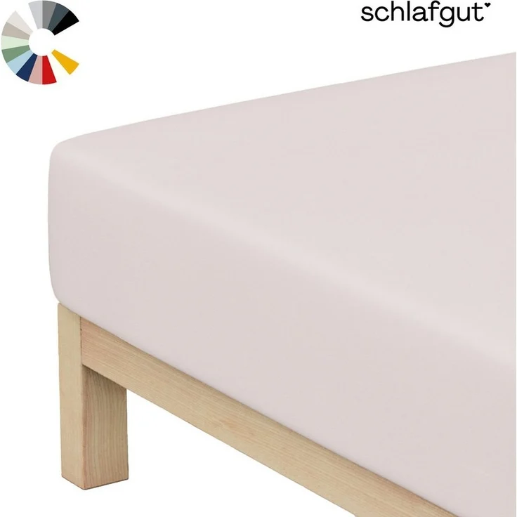 Schlafgut Mako Jersey Spannbetttuch Spannbettlaken 90x200 100x200 – Bild 5