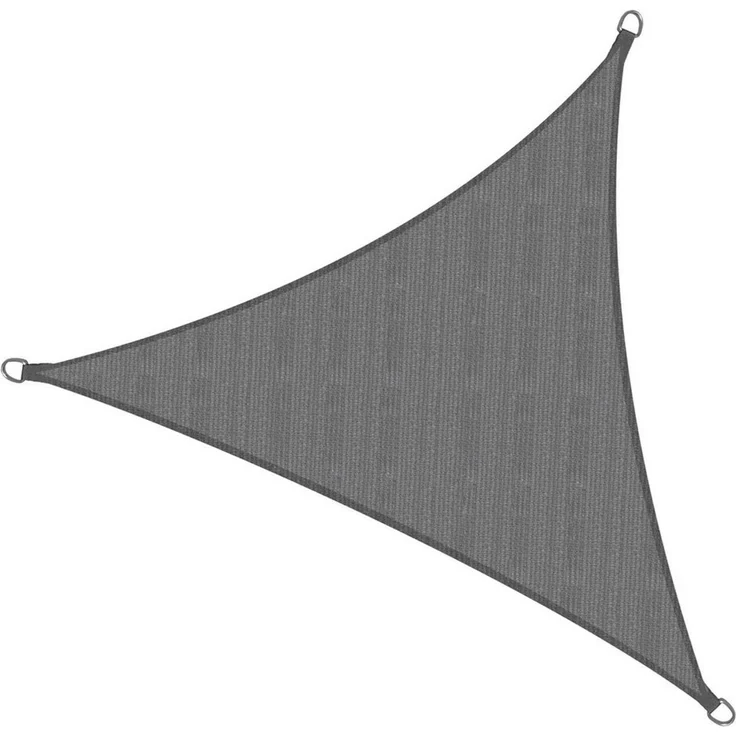 Sol Royal Sonnensegel dreieckig 2 x 2 x 2 m Wasserdurchlässig HDPE Atmungsaktiver Balkon Terrasse Sonnenschutz Segel Anthrazit – Segeltuch UV Sonnenschutz Garten Pool Camping - Shade Sails HS9 – Bild 1