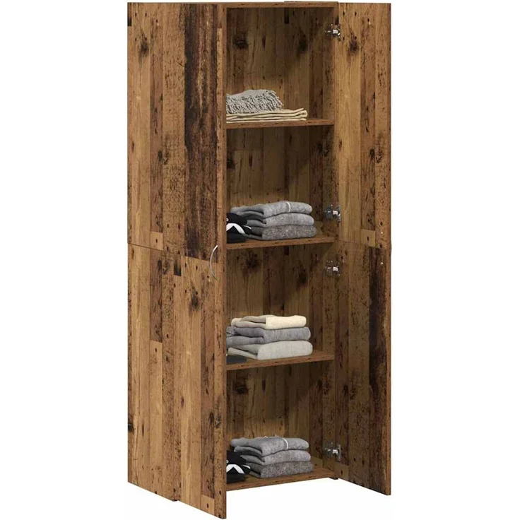 vidaXL Büroschrank Altholz 60 x 32 x 152,5 cm Holzwerkstoff 3365558 – Bild 3