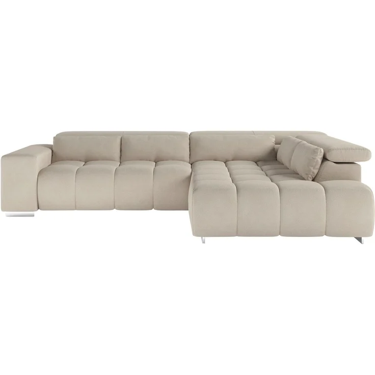 COTTA Ecksofa Orion L-Form, B: 310 cm, Kopfteilverstellung & 5 Nierenkissen – Bild 2