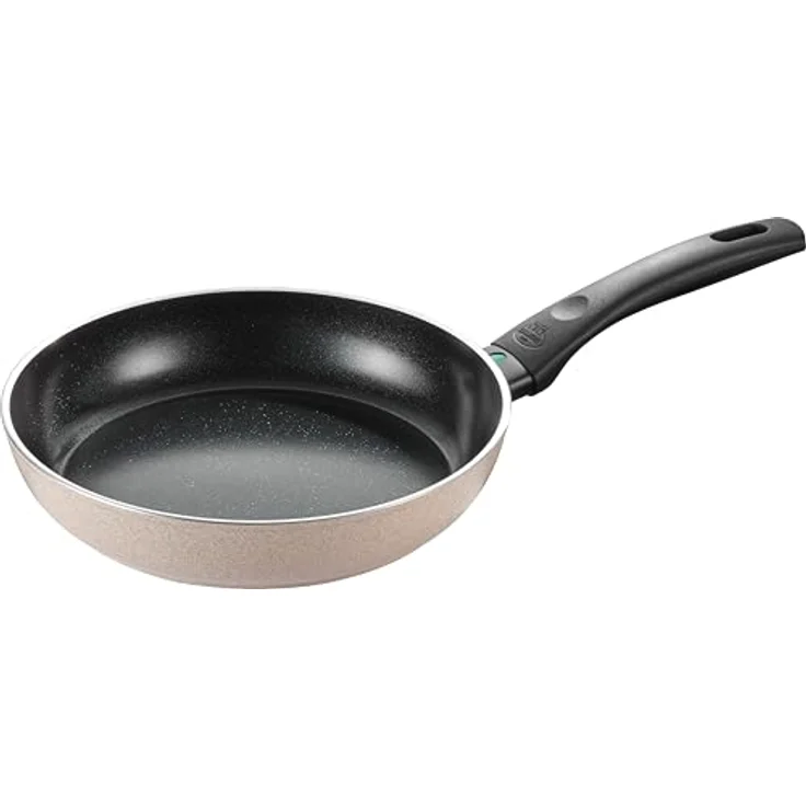 BALLARINI Ledro Bratpfanne, 24 cm, Aluminium, Induktionsgeeignet, Keramik-Antihaftbeschichtung, Made in Italy, in Beige – Bild 1