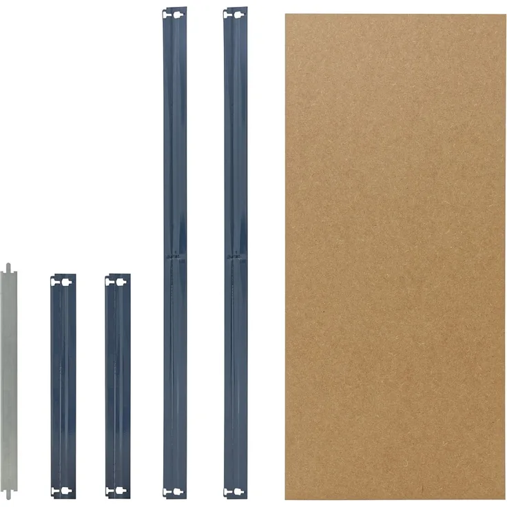 shelfplaza HOME 70x35 cm Fachboden-Set in blau für HOME Schwerlastregale mit 175 kg Traglast pro Boden