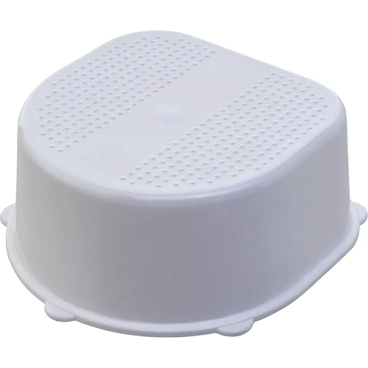 Rotho Babydesign Kinderschemel, Antirutschoberfläche und -füßchen, Bella Bambina, Weiß, 200240001