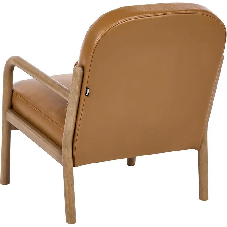 Sessel SELDE Echtleder Goldbraun – Bild 5