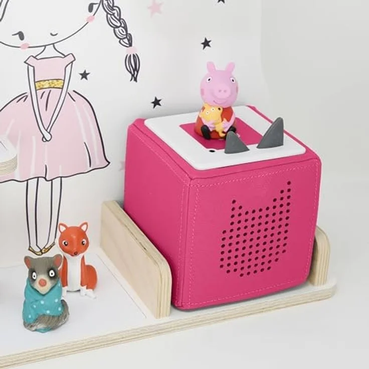 stadtecken Kinder Regal für Musikbox I Geeignet für die Toniebox und ca. 50 Tonies I Perfekte Aufbewahrung für Kinderzimmer I zum Aufstellen oder Aufhängen (Prinzessin, Mittel) – Bild 6