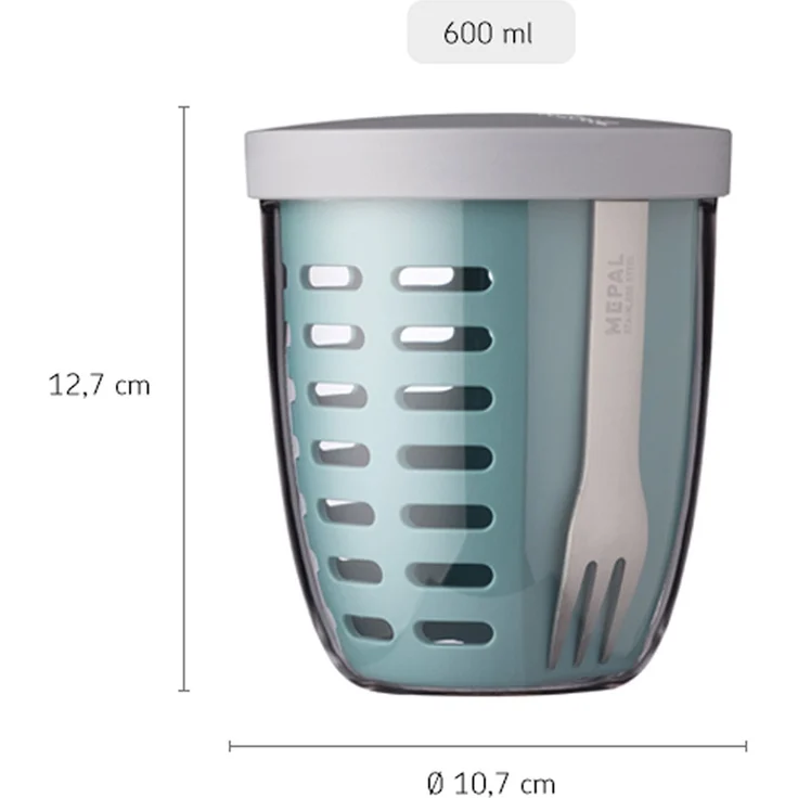Mepal ELLIPSE Fruitpot Nordic Blue 600 ml – Bild 3