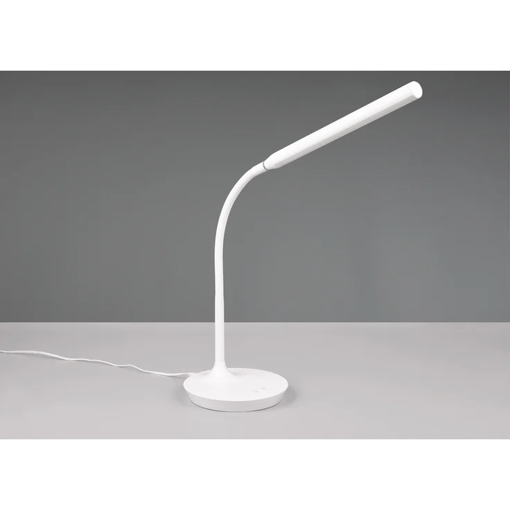 LED Schreibtischleuchte TORO Weiß, dimmbar & Lichtfarbe einstellbar, Höhe 38cm – Bild 5