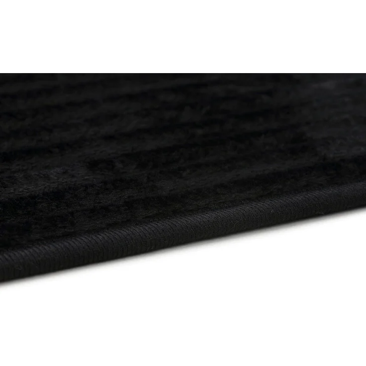 Gözze Badematte Berlin, Höhe 7 mm, rutschhemmend beschichtet, fußbodenheizungsgeeignet, Polyester, rechteckig, Badteppich, Uni Farben, Cord Optik, waschbar – Bild 4