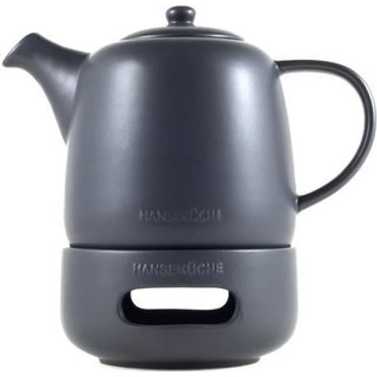 Hanseküche Teekanne Teekanne (1L), 1.3 l, (Teekanne, 1-St, inkl. Edelstahlsieb), Hochwertiges Material, Edelstahlsieb, Ergonomischer Griff – Bild 4