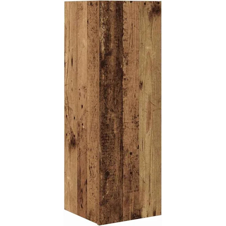 vidaXL TV-Schrankset Wandmontiert 10 pcs Altholz Holzwerkstoff 3393150 – Bild 4