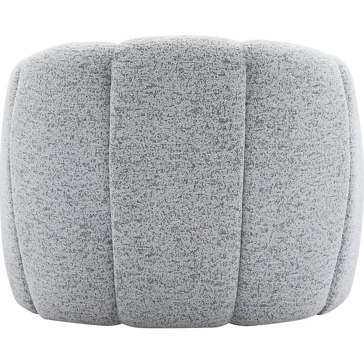 Vente-unique - Muschelsessel - Chenille-Stoff - Grau - DELIPO – Bild 5
