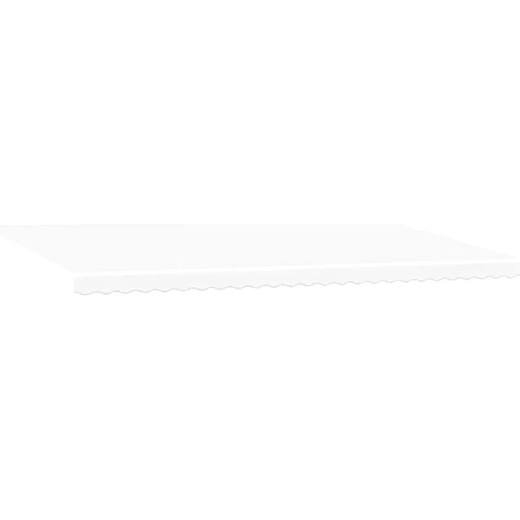 vidaXL Markisenersatzstoff Weiß 580 x 295 cm Polyester 42000580 – Bild 1