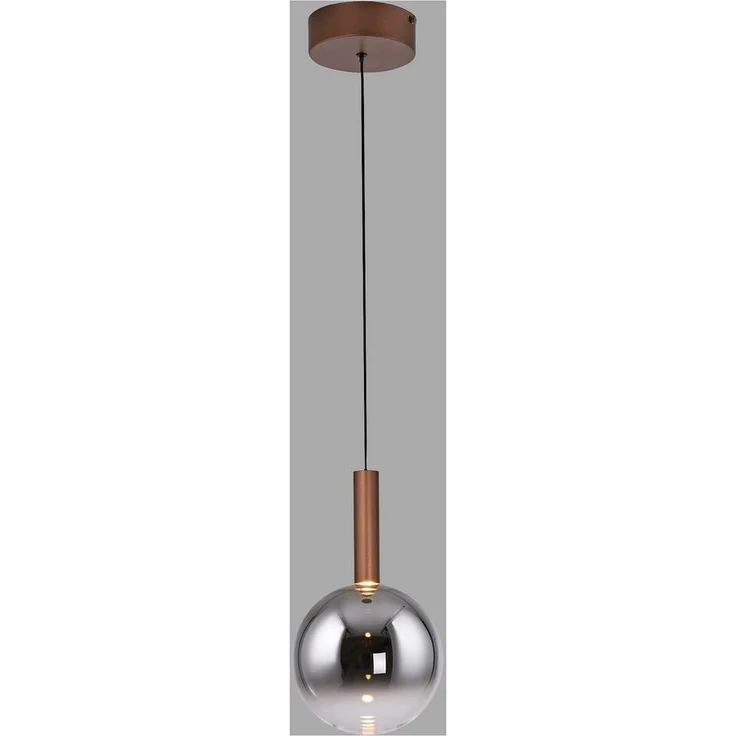 Paul Neuhaus LED Pendelleuchte BOWL, Memoryfunktion, LED fest integriert, Warmweiß, Dimmbar über Lichtschalter, Memory, Höhenverstellbar, Rauchgläser – Bild 3