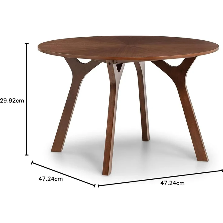 Julian Bowen Huxley Runder Tisch, Walnuss – Bild 8