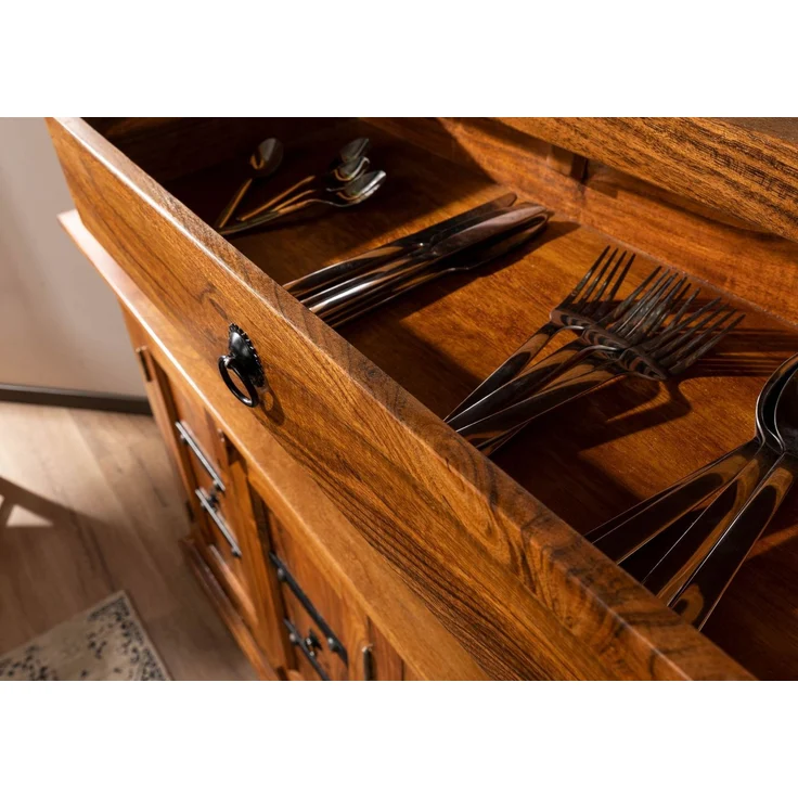 Buffet Akazie 150x50x200 honig lackiert OXFORD #0530 – Bild 7