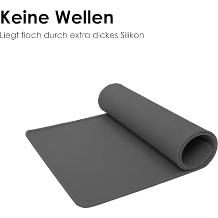LucyBalu Napfunterlage SQUARE (50 x 29 cm), für Katzen, verschiedene Farben, lebensmittelechtes Silikon – Bild 4