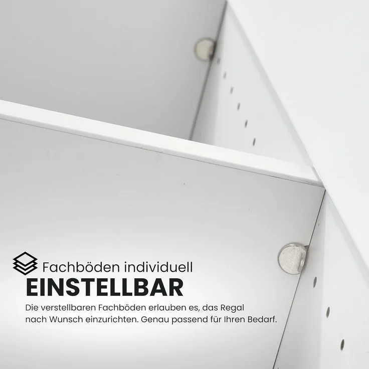 bümö Aktenregal & Schrank abschließbar, Büroschrank Regal Kombination Holz 80cm breit in Graphit/Eiche - abschließbarer Schrank für's Büro & Arbeitszimmer, Büro Möbel Ordnerschrank, 968T2-G-E-BS – Bild 6