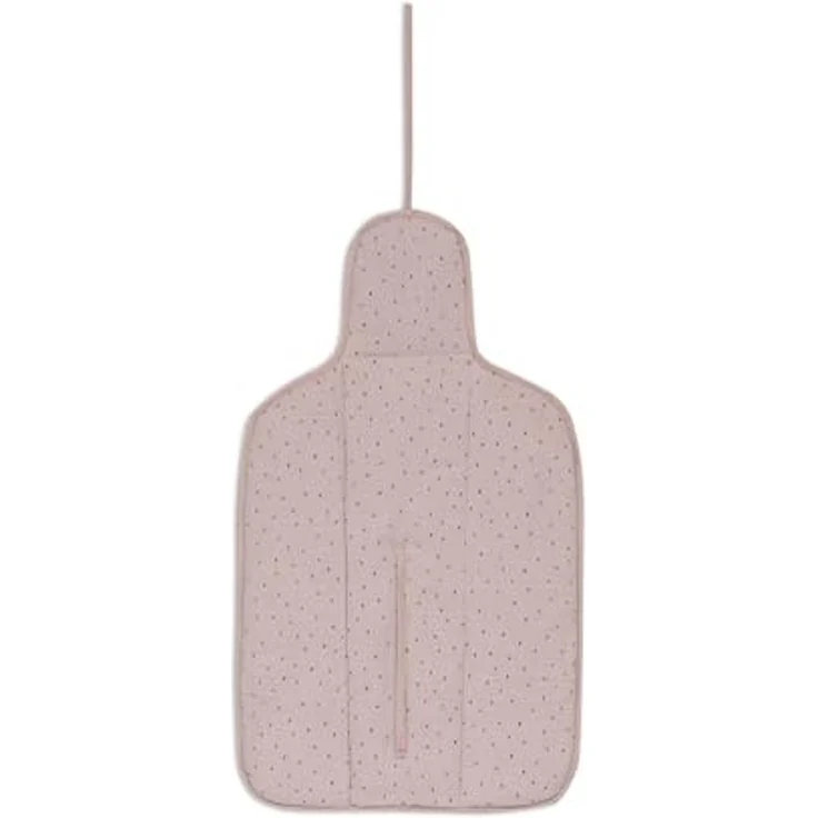 INTERBABY · Tragbare Wickelunterlage Musselin "PUNTOS" rosé · Faltbare wasserdichte Wickelunterlage · 45x75 cm – Bild 2