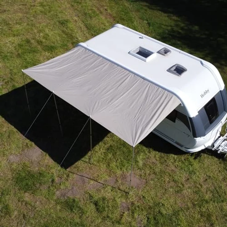 yourGEAR Sonnensegel your GEAR Caravan Tarp TC 500 x 240 - Wohnwagen Baumwoll-Sonnensegel – Bild 8