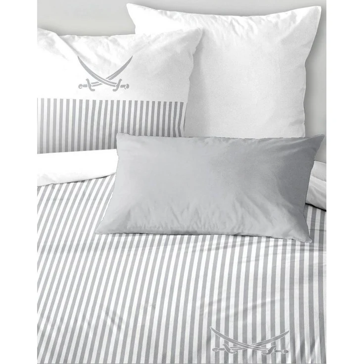 Sansibar Sylt Bettwäsche Bettwäsche Sansibar „Lighthouse“ Wendebettwäsche (2 tlg), Baumwolle, 2 teilig, mit hochwertigem Sansibar Säbel Druck – Bild 2