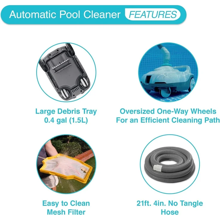 Intex Poolroboter ZX100 Automatisch Weiß 93765 – Bild 3