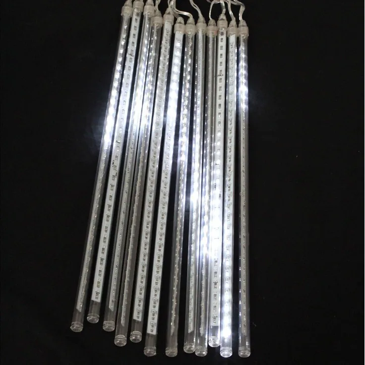 LED Meteorschauer Lichterregen Innen & Außen 240LED´s Lichterkette weiss