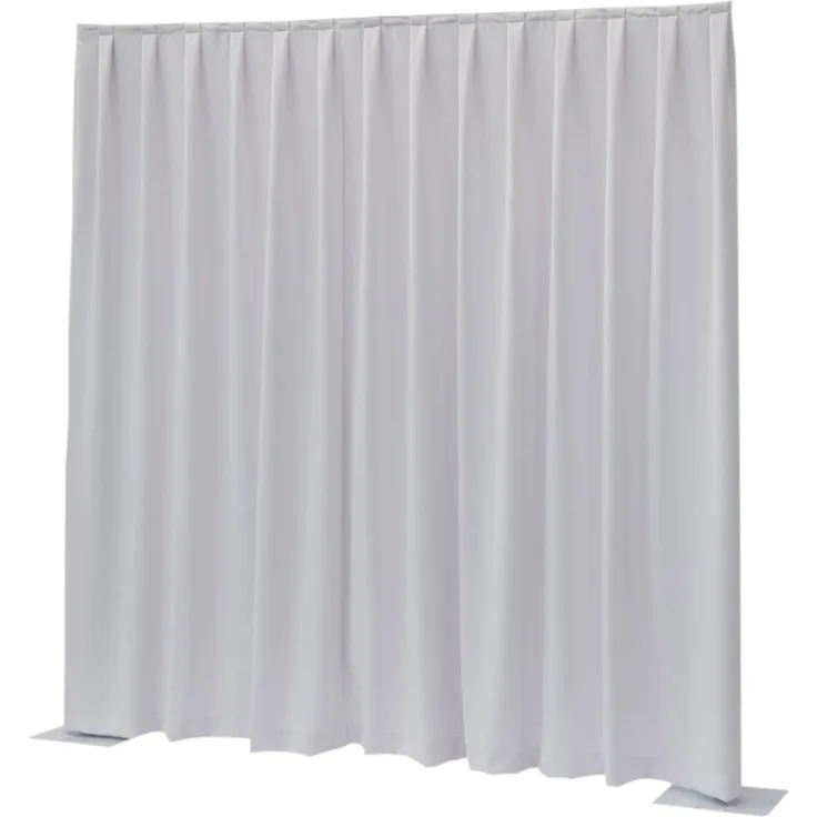 WENTEX P&D Vorhang MGS 175 g/m² Weiß - 330 x 120 cm (B x H) - plissiert