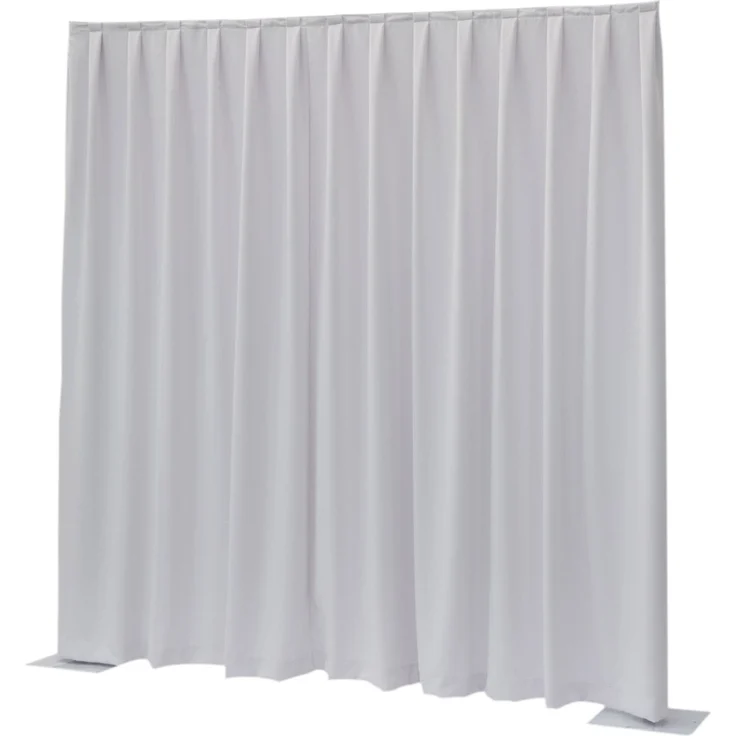 WENTEX P&D Vorhang MGS 175 g/m² Weiß - 330 x 120 cm (B x H) - plissiert