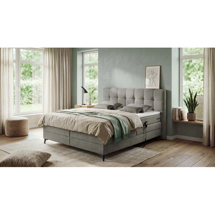 Boxspringbett Atlas von ED Exciting Design 180 x 200 cm mit Elektrofunktion – Bild 1