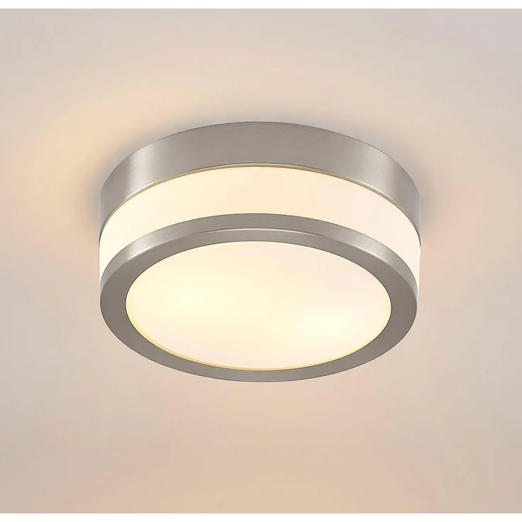 Lindby Deckenleuchten Flavi, Metall, Alu IP44, 2 x 15 W LED – Bild 6