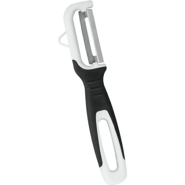 Metaltex Sparschäler vertikal Gemüseschäler mit rutschfestem Griff