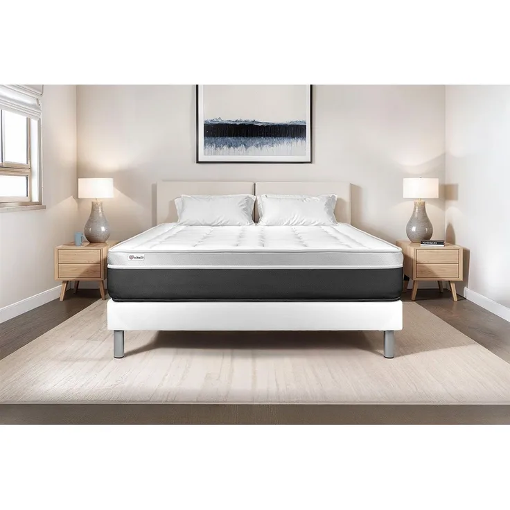 VITAL SOFT matratze 140x200 cm, Rückstellschaum, Härtegrad 3, Höhe : 26 cm, 7 Komfortzonen