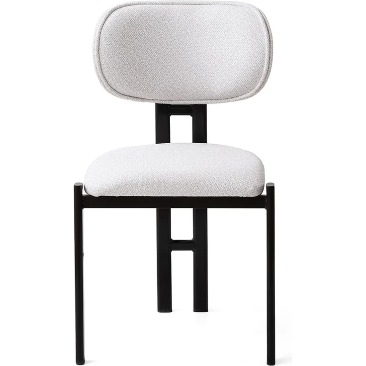 Skye Decor 'Muriz - 4968' Stuhlset (2-teilig), Cremeweiß / Schwarz, 43 x 83 x 47,5 cm – Bild 2