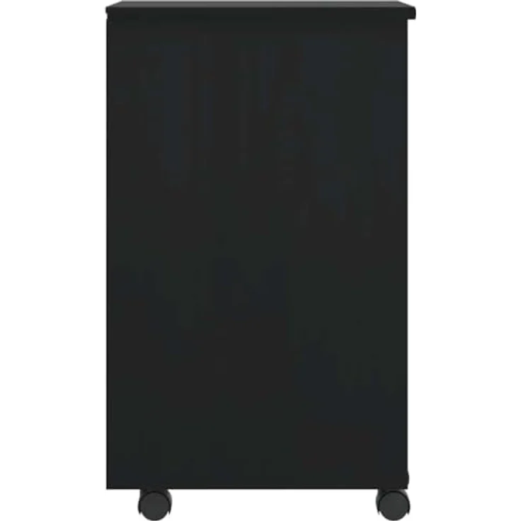 vidaXL Rollschrank mit Schubladen MOSS Schwarz Massivholz Kiefer 4015792 – Bild 5