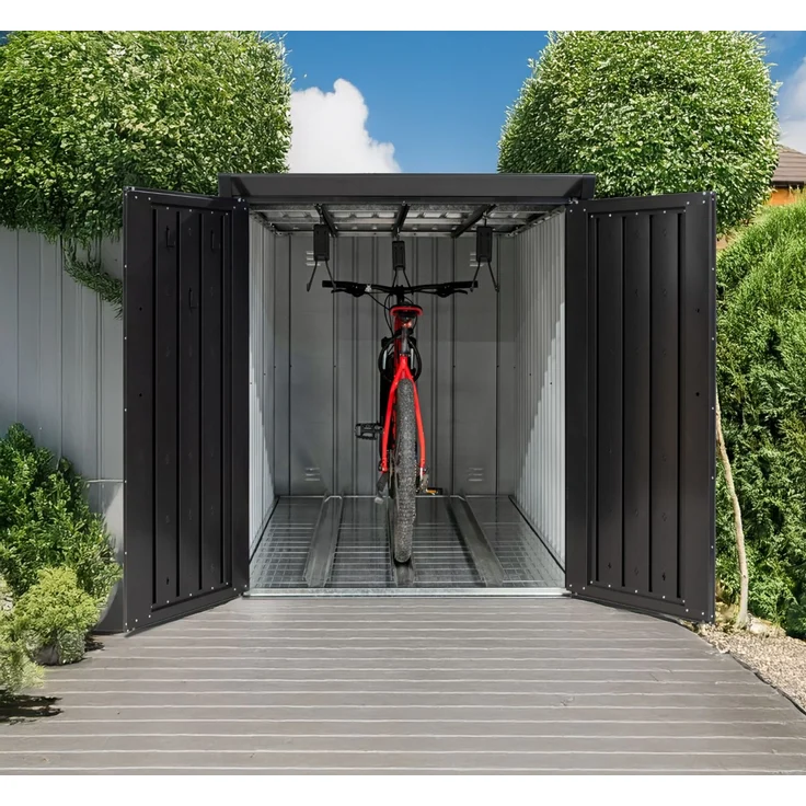 Westmann Velos 1 | Metall Fahrradgarage mit Boden – Bild 3