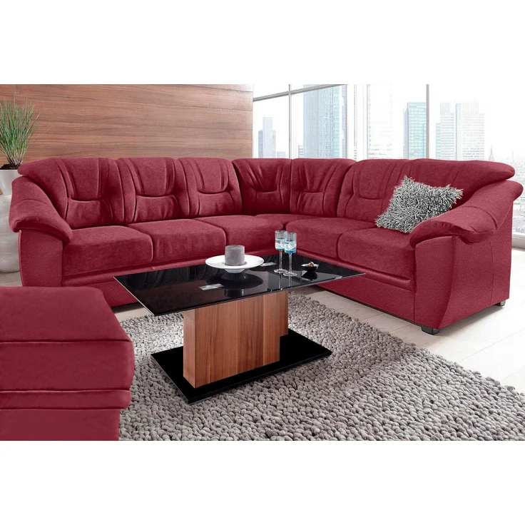 sit&more Ecksofa Savona L-Form, wahlweise mit Bettfunktion, inklusive Federkern, frei im Raum stellbar – Bild 5