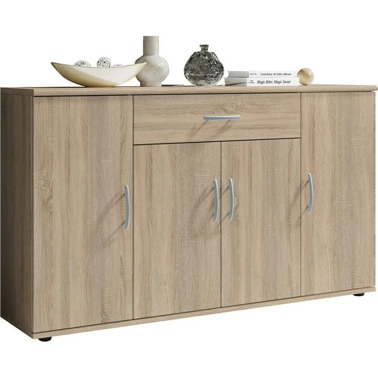 moebel-dich-auf Kommode LILLY 13 (in verschiedenen Farben, 1 Schubkasten + 4 Türen), 117 cm breit – Bild 5